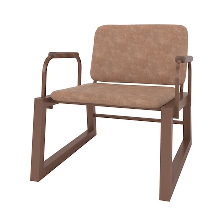 Manhattan Comfort Whythe Low Accent Chair 1.0 in Corten AC-4PZ-217